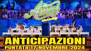 Amici 24  anticipazioni 17 novembre 2024 ospiti giudici eliminato e classifica [upl. by Sven372]