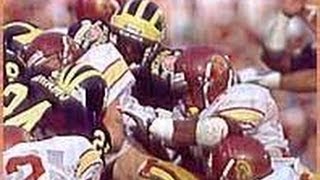 1990 Rose Bowl USC vs Michigan [upl. by Menendez]