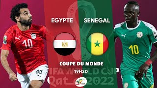 EGYPTE  SENEGAL LIVE  LA REVANCHE POUR SALAH   BARRAGES COUPE DU MONDE  CDM 2022 [upl. by Otsuj]