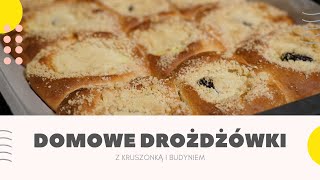 Drożdżówki z kruszonką i budyniem [upl. by Lanoil]