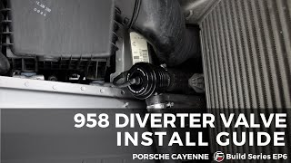 Installing Diverter Valves on the 958 Cayenne Turbo Build EP 6 [upl. by Auqenahc]