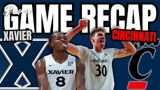 Xavier vs Cincinnati Game Recap [upl. by Vaios441]