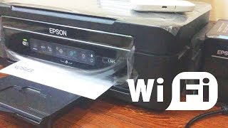 How To Connect EPSON L365 Printer to WiFi Network [upl. by Eita318]