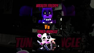 Wraith freddy Vs Tuned Mangle in fntf roblox fnaf fntd shorts [upl. by Shaw]