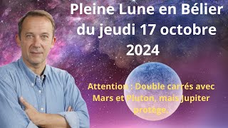 Pleine lune du jeudi 17 octobre 2024 [upl. by Bunting]