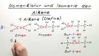 Nomenklatur und Isomerie der Alkene  Chemie  Organische Chemie [upl. by Gadmann253]