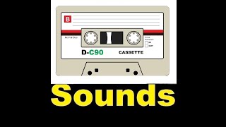 Cassette Sound Effects With Drawing [upl. by Notsek724]