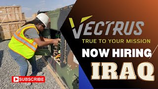 Jobs in Iraq 2023  LOGCAP V logcap logcapjobs vectrus [upl. by Parent394]