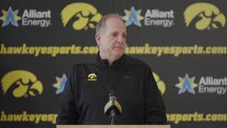 Iowa Football Coordinators Press Conference – 111224 [upl. by Pietra]