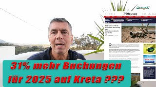 31 mehr Buchungen für 2025 auf Kreta  KretaCrete 2024 [upl. by Nyrak723]