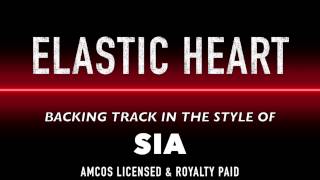 Elastic Heart in the style of SIA MIDI MP3 Backing Track [upl. by Eelannej]