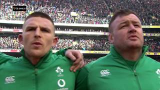 Irelands Call before kick off in Dublin  Guinness Six Nations [upl. by Yrevi]