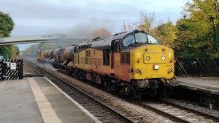 37175  37116 power through Hessle running the York thrall rhtt [upl. by Marybella]