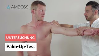 PalmUpTest  Orthopädie  Untersuchung der Schulter lange Bizepssehne  AMBOSS Video [upl. by Eceined734]