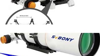 SVBONY SV503 80ED F7 Telescope OTA Achromatic Refractor Tube 2 Dual Speed Focuser White F9359B [upl. by Raphael254]