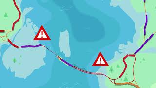 Europaspåret  tågtunnel mellan Landskrona och Köpenhamn [upl. by Eilrahc]