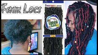 30 minutes 😱 Crochet Faux Locs  versatile braid pattern  Freetress Nikki Locs  soft locs [upl. by Eniamraj739]