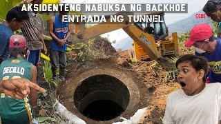 Entrada ng tunnel aksidenteng nabuksan ng backhoejapanese treasure [upl. by Gravante]