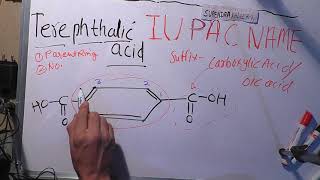 iupac name of terephthalic acid in Hindi  Surendra khilery [upl. by Reeher]