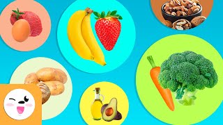 Healthy Eating for Kids  Compilation Video Carbohydrates Proteins Vitamins Mineral Salts Fats [upl. by Nalniuq]