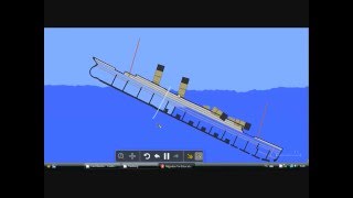 Titanic sinking simulation [upl. by Ange122]