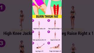 Lose Thigh Fat Workout shorts losethighfat workout thighfatloss shortsfeed [upl. by Onihc]