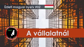 Vállalati szereplők │ Üzleti magyar nyelv │ 2 lecke │ Business Hungarian B2C1 [upl. by Nerval]