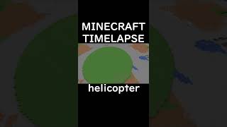 Minecraft Helicopter Timelapse🚁 マイクラ minecraftbuilding timelapse minecraft helicopter ah64d [upl. by Okihsoy]