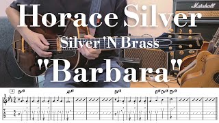 Horace Silver quotBarbaraquot TAB譜  Jazz Guitar [upl. by Silbahc279]