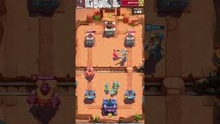 Baited Megaknight 😂 shortsfeed clashroyale supercell [upl. by Leeban15]