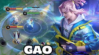 Honor of Kings Gao If you are new player choose this hero Gameplay Rank [upl. by Ylac]