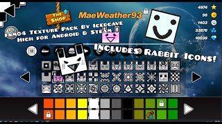 ¡THIS IS THE COOLEST TEXTURE PACK FNM04 TEXTURE PACK BY ICEDCAVE  Geometry Dash 211 [upl. by Ojeitak485]