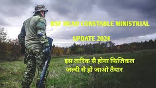 BSF Head constable MINISTRIAL 2024  pst update  bsfheadconstablemin army QUICKREVISION887 [upl. by Buchheim840]