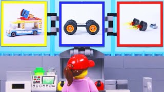 LEGO Experimental Vehicle  Rocket Powered Ice Cream Truck  Trucks amp Cars  Billy Bricks [upl. by Enialehs]