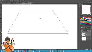 How To Draw a Trapezoid Geometric Shape Howto PhotoShop Drawing Illustration [upl. by Nhabois969]