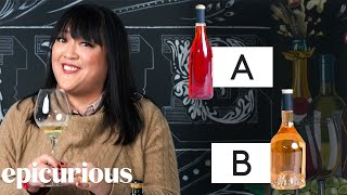 Wine Expert Guesses Cheap vs Expensive Wine  Price Points  Epicurious [upl. by Arhoz]