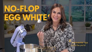 How To Whip Egg Whites The RIGHT Way Perfect Stiff Peaks [upl. by Arbma]