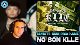 REACCIÓN  SANTA FE KLAN DUKI PESO PLUMA  NO SON KLLE Video Oficial [upl. by Alyson]