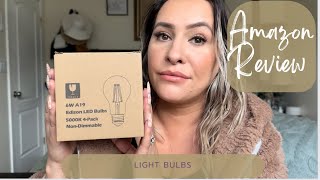 MAXvolador 60 Watt Equivalent E26 LED Filament Light Bulbs 850LM Daylight White 5000K [upl. by Rozanne876]