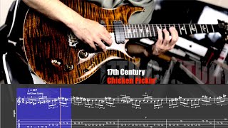 【Tab】Impellitteri17th Century Chicken PickinGuitar Cover [upl. by Yretsym]