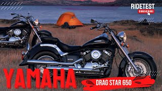 YAMAHA Dragstar 650 Classic  Prueba y Opiniones  RideTest [upl. by Hgielac]