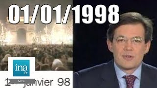 20h France 2 du 01 janvier 1998  Nouvel an Nuit de violence à Strasbourg  Archive INA [upl. by Yer554]