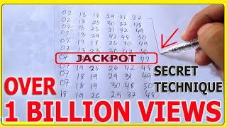 Secret Lottery Strategy to win the Jackpot and Consolation Prizes [upl. by Nnylaj]