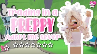 Trading in a preppy adopt me server🎀 Offers for mega ram [upl. by Sicard360]