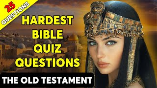 The Old Testament  25 Bible Questions to Test Your Knowledge  The Bible Quiz [upl. by Yoong]