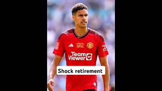 Raphael Varane retiring from Football varane raphaelvarane realmadrid como manchesterunited [upl. by Molly]