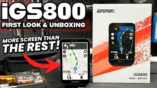 iGPSport iGS800 GPS Cycling Computer  First Look Details amp Unboxing [upl. by Gemina]