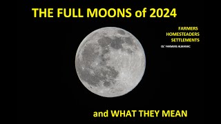 The Full Moons of 2024 [upl. by Rialc]