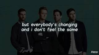 Keane  everybodys changing lyric video [upl. by Ardnuassak130]