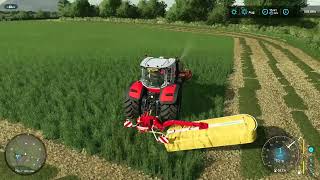 FS22  AGHALEE FARM REVISITED 35  MOWING PART 3 IN THE MF8S [upl. by Kira]